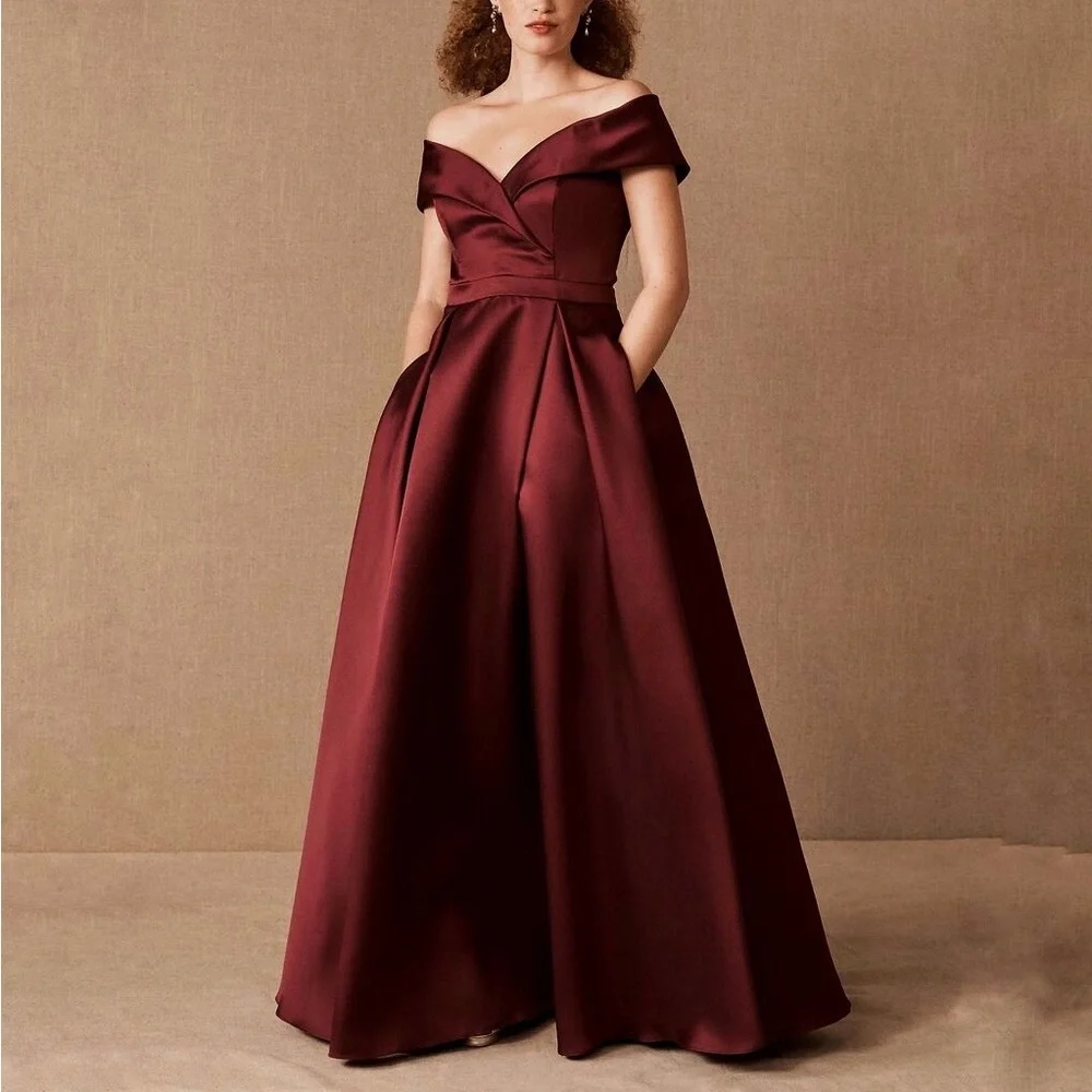 SOLD BHLDN Camryn Dress in Burgundy Size 2